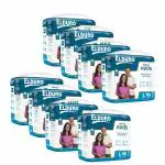 ELDURO Diapers L Size | 101-139cm | 40-55in | Adult Diapers Large Size, Diapers L Size Pant Style, Unisex With Wetness Indicator, Leakproof, 14hr Overnight Protection, Aloe Vera (Pack of 8 X 10=80)