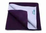 Newnik Baby Mat Waterproof Dry Sheet / Reusable Absorbent Sheets(70cm X 100cm) Plum, Medium