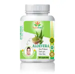 Aloevera Hebal capsules made with 100% organic ingredient