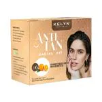 KELYN Anti Tan Glow Facial Kit For Instant Glow With Pure Gold & Papaya,6 Easy Steps, 60g (Multiple Use) Pack Of 1 Incomplete