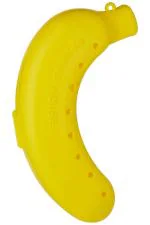 Doveaz Yellow Solid Plastic Banana Containers (Pack of 1)