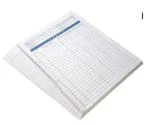 Lakeer A4 White Ruled Project Sheets, 100 pcs Project Paper/Assignment Sheets/Loose Leaf Filler Paper Eco-Friendly One Side Ruled Punched Paper with Index Page for Students, Schools & College Supplies