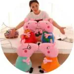 Glance Soft Toys Pig Family 30cm Set Toys, Baby Toys, Kids Toy, Soft Toy, For Gift Besties