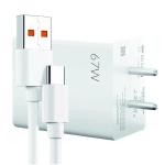 eKus 67 Watt High Speed Charger Combo | Adapter and Type C Cable |Compatible with Xiaomi Mi Note 10 pro And All Note Series