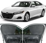 Able Elegant Half Car Magnetic Sun Shade Curtains for Honda Accord New Type-II Set of 4 Pcs (2008 to Till Now Model)