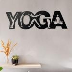 METSY Yoga Wall Art (Black)