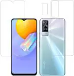 Gs Smart Front And Back Tempered Glass For Vivo Y51 2020, V2030, Vivo Y51, Y51 (Pack Of 3)