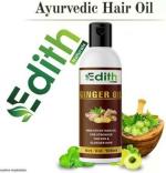 Edith Naturals HAIR OIL with the goodness of ginger & flaxseed 100% pure & natural Hair Oil (100 ml)