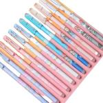 PASS & PLAY APCATIO Erasable Gel Pens With Attached Magic Wipe Eraser|0.5 Mm Pen|Cute Erasable Pens With Eraser |Gifts For Students|Office Stationery|Pack Of 12 |,Blue