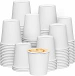 SEZ 180ML 6OZ/ Paper Disposable Tea / Coffee Cups, (Pack of 1000)