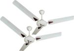 ACTIVA 1200 MM HIGH Speed 390 RPM Star Deco Anti DUST Coating Ceiling Fan Pack of 2 (Ivory)