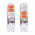 A4s Automotive and Accessories Red and Blue Universal T10 LED Parking Light 2 Pieces