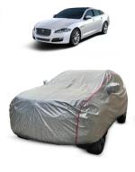 Carigiri Waterproof Metallic Silver Car Body Cover For Jaguar Xe(100% Waterproof,Triple Stitched,Mirror Pocket,Uv Resistant,Dustproof)