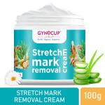 Gynocup Stretch Marks Removal Cream for Pregnancy Goodness of Shea Butter, Coco & Vitamin E (100g)