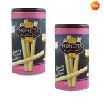 Monetta Strawberry Wafer Sticks 300g (Pack of 2)