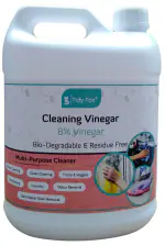 TIDY FOX Cleaning Vinegar / Synthetic / White / Made In India / 5 Ltr
