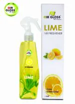 Air Gloss Room Air Freshener Lime Spray | Works as Room, Office, Car and Bathroom Freshener with Long-Lasting Fragrance (Pack of 1) 250 ml