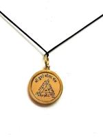 Astroghar Shree Maa Durga Beesa Brass Yantra Pendant For Men And Women
