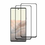 Kite Digital Google Pixel 6 (Black) Tempered Glass Screen Protector with Edge to Edge Coverage - Easy Installation Kit (Pack of 2)