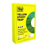 Chipku A4_yellow sticky insect trap glue trap sticky paper for insects like white flies thrips jassids aphids useful in farming and gardening pack of 25