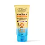 BioFresh SunBlock Cream SPF 50 with Collagen and Vitamin-E for Men and Women (120ml)