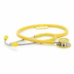 RCSP Stainless Steel Stethoscope For Doctors And Medical Student Multi Life Dual Head Profeional Range Heavy Weight (Yellow)