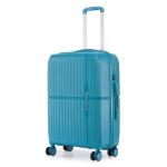 Nasher Miles Springfield Hard-Sided Polypropylene Check-in Navy Blue 24 inch |65cm Trolley Bag