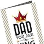 GIFT MY PASSION Dad You are The King Happy Birthday Greeting Card