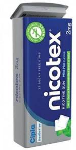 Nicotex 2 Mg Tin (Pack Of 4 X 25 = 100 Pieces) Smoking Cessations (Pack Of 4)