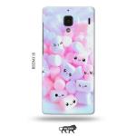 Tweakymod Printed Cute FAces Back Cover For Redmi 1S