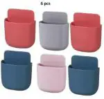 Tech Gear 6PCS Remote Holder Wall Mount, AC/TV Remote Holder, Wall Mounted Mobile Stand Mobile Holder