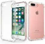 Hot Selling Bumper Case for Apple iPhone 7 Plus | Apple iPhone 8 Plus |Transparent | Grip Case | Silicon | Pack of: 1