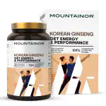 MOUNTAINOR Pure Korean Ginseng Root Extract 1500mg/Serving 60 Veg Capsules