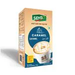 Senso Instant Caramel Coffee latte Premix | Hot & Cold Coffee |Premix Readymade Mix pouch | Easy to Carry | Instant Coffee Powder Premix Sachets (Caramel) (5+1 free) type of latte coffee