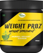 Inlazer Weight Proz_ Weight Gain Powder, Lean Mass Weight Gainer Men Women, Whey Protein Weight Gainers/Mass Gainers (100 g, No Flavour)