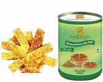 Simply Naturos Roasted Pizza Sticks | Spicy Crunchy Crack Sticks | Low Calorie Snacks | Namkeen Pack of 2 (100 gm Each)