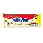 Nestle Milky Bar Cookies And Cream Sharing Bar Chocolate, 90 Gm