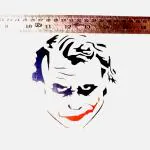 101 DESIGNS POINT , PACK OF 4 WHY SO SERIOUS ORIGINAL HANDMADE STICKER SIZE 4.5 BY 6 IN