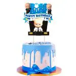 Zyozique Boss Baby Theme Birthday Party Decorations Cake Toppers (PACK OF 1)