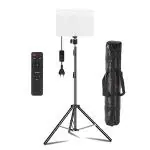 Eloies LED Panel Video Light Kit 1 Nos for YouTube Reels Instagram Video Conferencing Live Streaming Video Conferencing Gaming Setup with 9 Feet Metal Stand