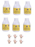 Svm Refill Toner Powder With 12 Hand Gloves For Cartridge Model 12A, 15A, 49A, 53A, 05A, 80A, 55A, 42A, 51A, 96A, 16A, 82X, 43X (Pack Of 6)