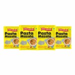 Okhli Musal Brand Authentic Aromatic Italian Pasta Macaroni/Noodles/Penne/Fusilli Pasta Masala|Whole Spices Blend With Authentic Traditional Taste||Natural Spices|No Preservatives(NO Added Colors) 960gm(pack of 4x 240gm)