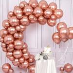 SPECIALYOU.IN Birthday Chrome Balloon | 12 Inch Latex Balloons with Shiny Surface for Valentines day | Birthday | Anniversary | Wedding | Baby Shower Party Decoration In Combo Pack Of 30 (Rose Gold)