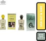 Gimani USA Girl and AWE Perfume Unisex 120ml (Pack of 2)
