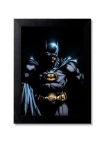 Blue Nexus Batman Vintage Wall Poster with Wall Frame Room Art Painting Collection A4 size 10x13
