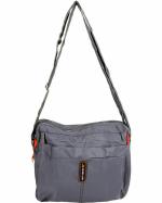ADWIN Kiyoa Collection Grey Sling Bag Stylish and Casual Cross Body Sling bag for Men's and Boys ()