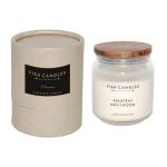 Fish Brand - Seaspray Driftwood Scented Premium Wax Candle in Pop Jar (White, 50 Hours Burning)
