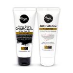 Naya Care & Cure Anti-Pollution Face Wash And Activated Bamboo Charcoal Face Wash (Combo Of 2)