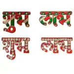 SK Craft Multicolor Shubh Labh Sticker for Wall Decoration (Pack of 2)