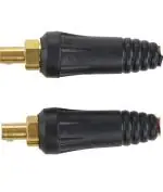 BAVAJI INVERTER 35-50 MM SQ 300 AMP. MALE CABLE JOINT QUICK CONNETOR FOR ARC MIG TIG WELDING MACHINES (PACK OF 2)